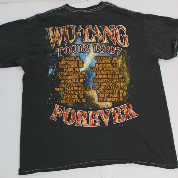 Wu-Tang Forever Tour 1997 Size Medium Black Adult Tshirt - Picture 3 of 12